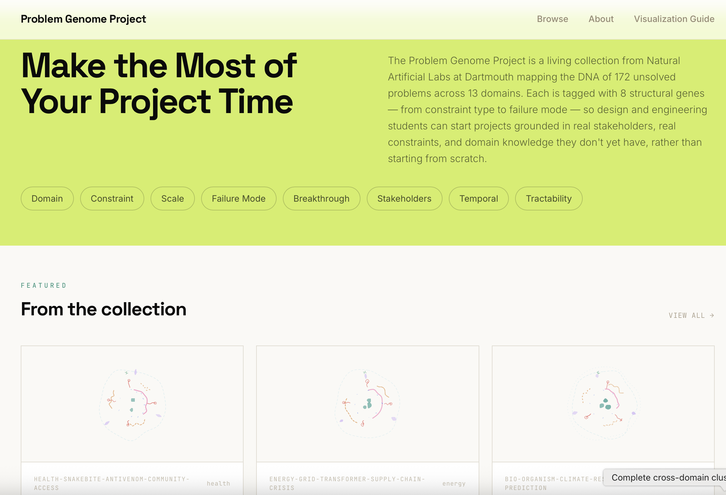 Problem Genome Project